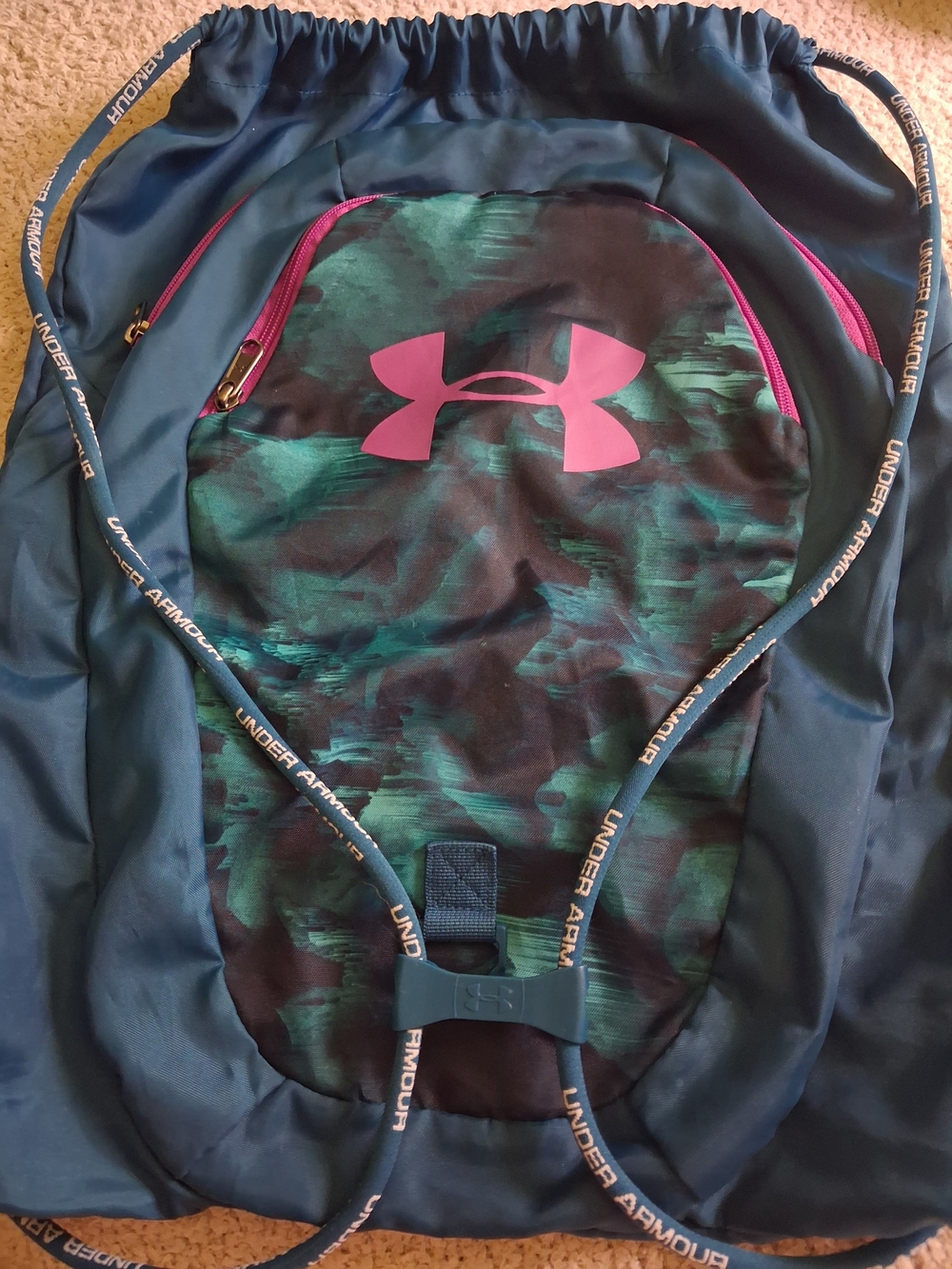 Under Armour Undenialble Sack Pack Teal And Purple
